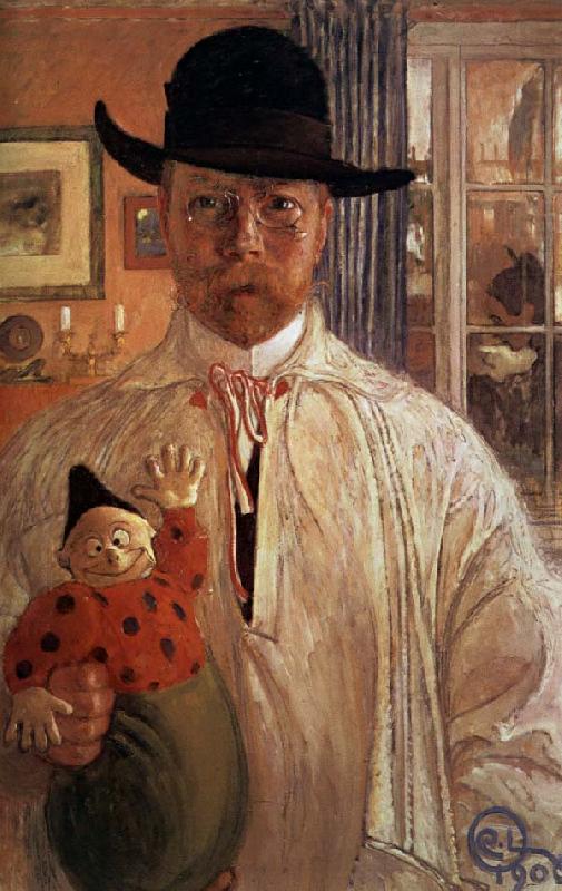 Carl Olaf Larsson Self-Portrait china oil painting image